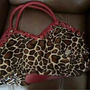 Dolce & Gabbana Red and Cheetah Bag
